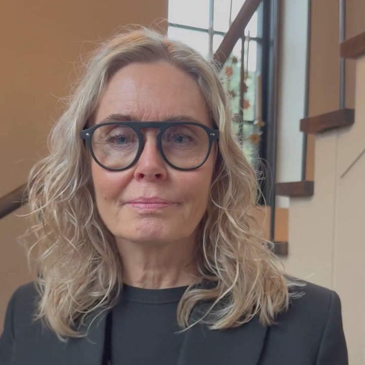 Milano Mat Black Læsebrille - CLASSIC | WOMEN