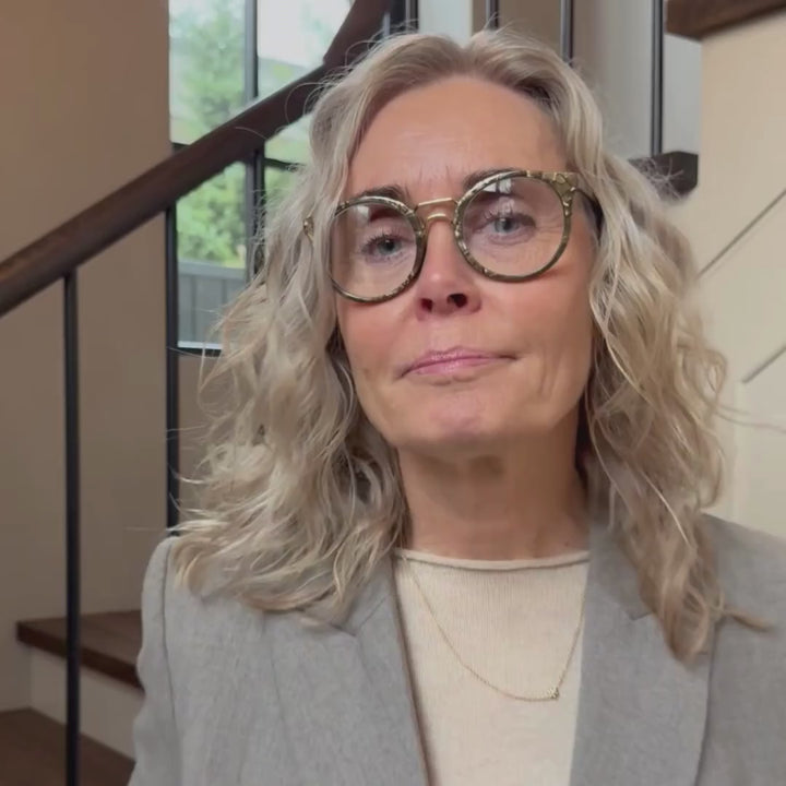 Biella Golden Læsebrille - CLASSIC