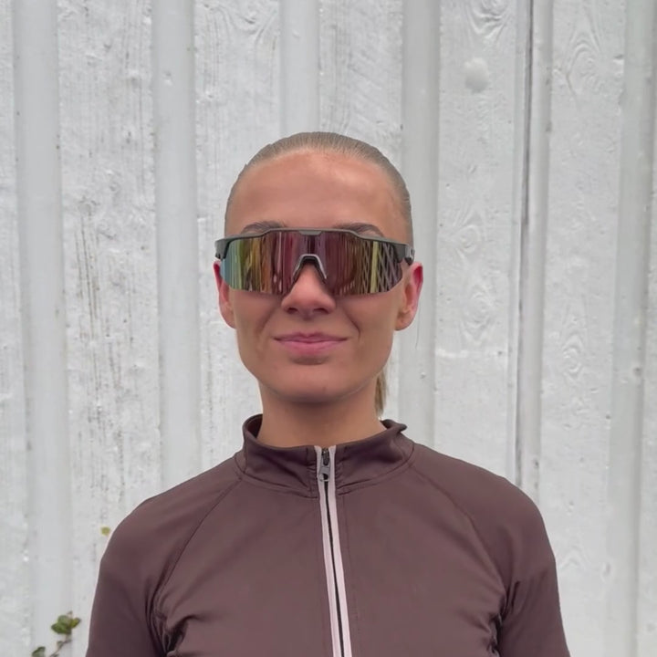 Valenzano Slim Metallic Green Sportsbrille - PREMIUM