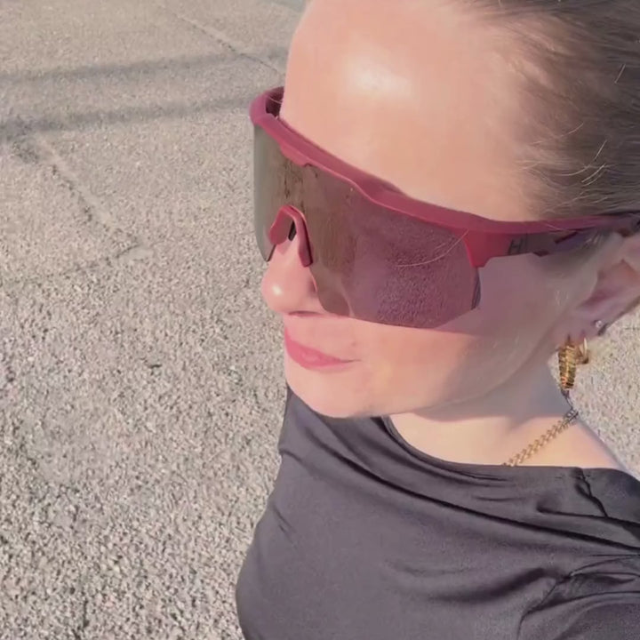 Valenzano Burgundy Sportsbrille - PREMIUM